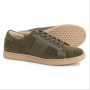 Vionic | Men’s Jerome Casual Sneakers Olive Green Suede Shoes Unisex Flat Size 7